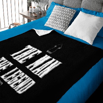 Discover The Man The Legend Baby Blankets