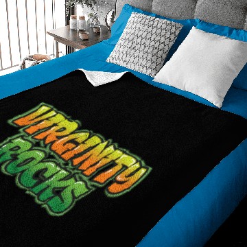Discover Virginity Rocks Baby Blankets
