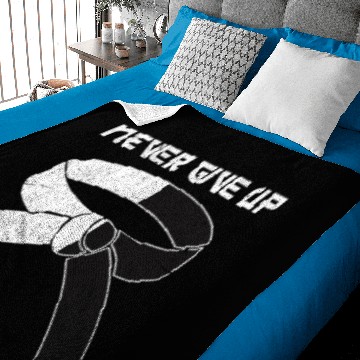 Discover Karate Never Give Up Baby Blankets