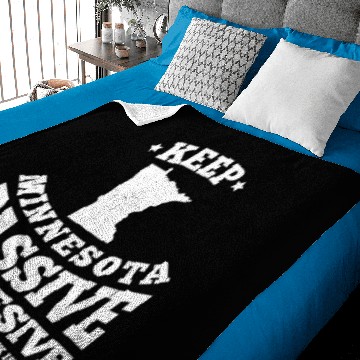 Discover Minnesota flag birthday present Baby Blankets