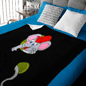 Discover HAND PAINTED MOUSE IN A HOLE Baby Blankets