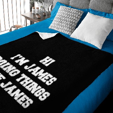 Discover I'M JAMES DOING THINGS LIKE JAMES Baby Blankets