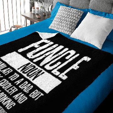Discover Sarcastic Funcle for Uncle Baby Blankets