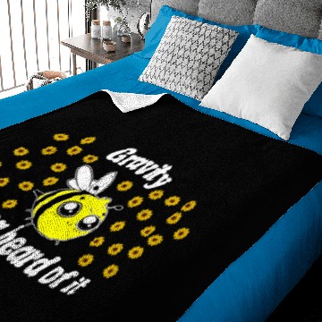 Discover Gravity never heard of it bumblebee Baby Blankets