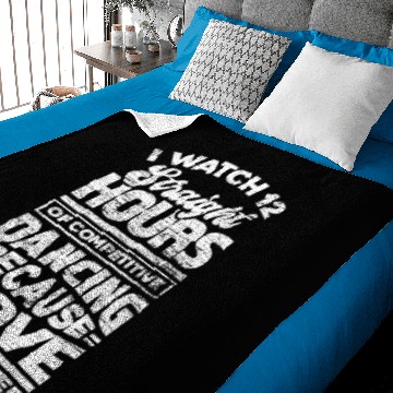 Discover Dance competition Daddy Baby Blankets