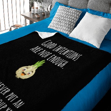 Discover Good Intentions Are Not Enough Onion Vegetable Baby Blankets