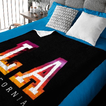 Discover Los Angeles Baby Blankets