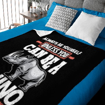 Discover Rhinoceros Steppe Baby Blankets