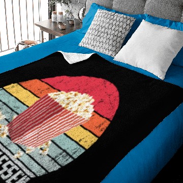 Discover EATING POPCORN Baby Blankets