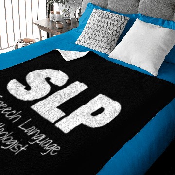 Discover SLP Speech Language Pathologist Baby Blankets