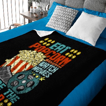 Discover Popcorn Movie Lover Baby Blankets