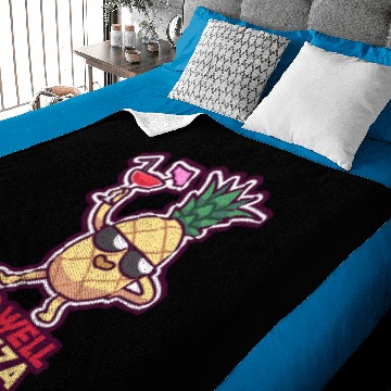 Discover Pineapple pizza party cocktail gift Baby Blankets