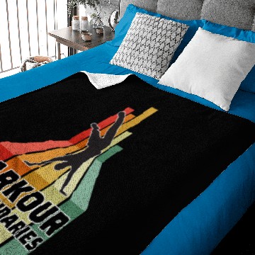 Discover Parkour No Boundaries Baby Blankets