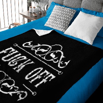 Discover Fuck off Baby Blankets