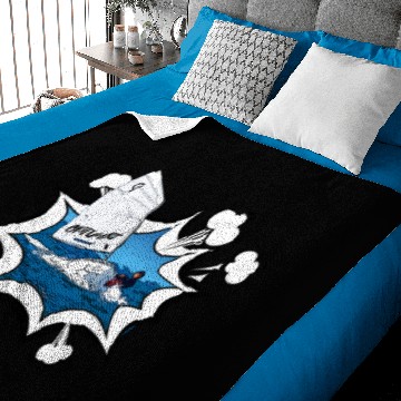 Discover Optimist comics Baby Blankets