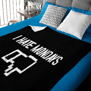 Discover I Hate Mondays Funny Gift Idea Baby Blankets