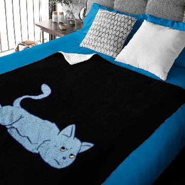 Discover bored cat Baby Blankets