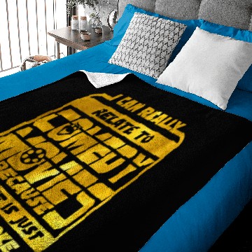 Discover I Can Relate To Comedy - Total Basics Baby Blankets