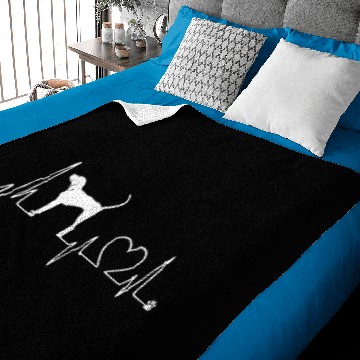 Discover Treeing Walker Coonhound heart pulse Baby Blankets