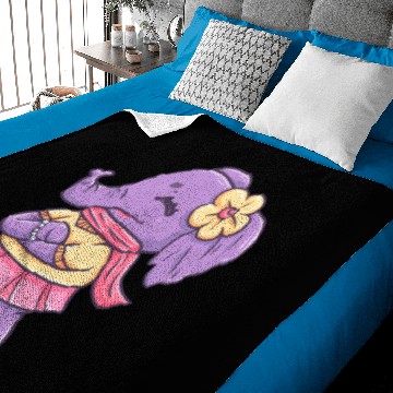 Discover Elephant African safari trunk Gift Baby Blankets