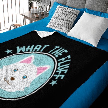 Discover WTF - What the Fluff (dog cat) Baby Blankets