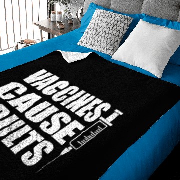Discover Vaccines Cause Adults Baby Blankets