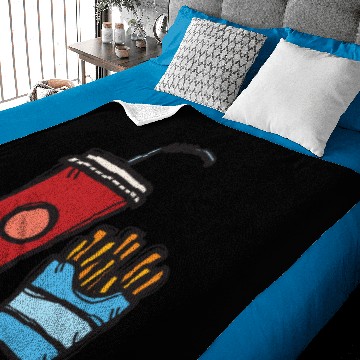 Discover French fries and soda Baby Blankets