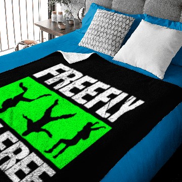 Discover Skydiving, Skyive, Freefly, Parachute Baby Blankets