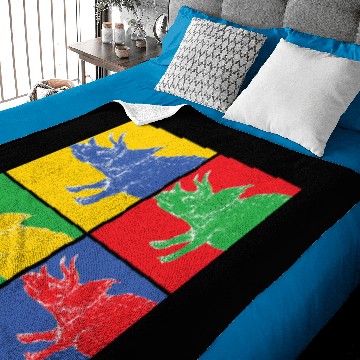 Discover Triceratops Dino Bones Baby Blankets