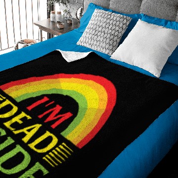 Discover I' Dead Inside Baby Blankets