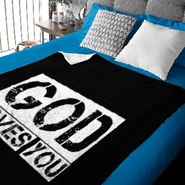 Discover God loves you Baby Blankets