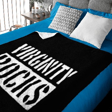 Discover Virginity Rocks Baby Blankets