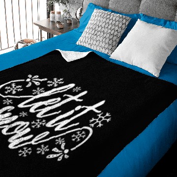 Discover Let it Snow Baby Blankets