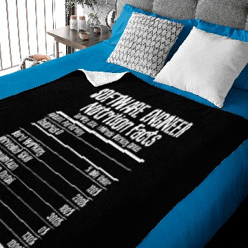 Discover Software Engineer Nutri Facts Baby Blankets