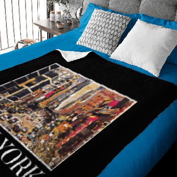Discover New York City Skyline Art Sights Landmark Baby Blankets