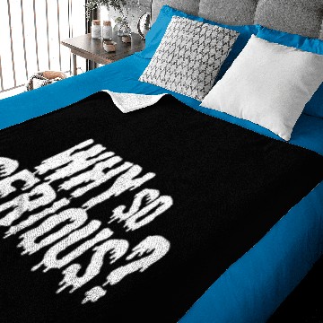 Discover why so serious Baby Blankets