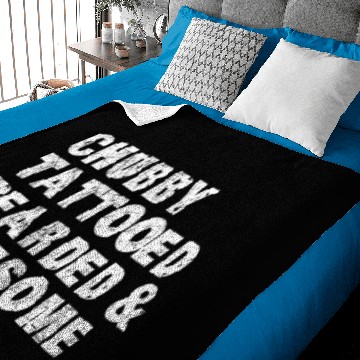 Discover Chubby Tattooed Bearded & Awesome Baby Blankets