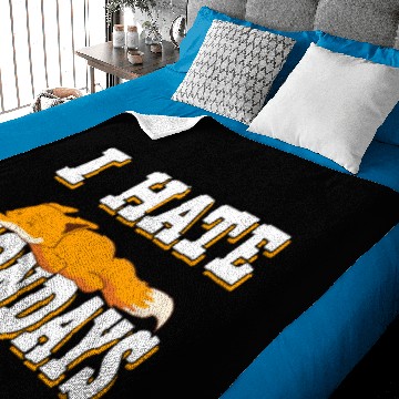Discover I HATE MONDAYS FOX Baby Blankets