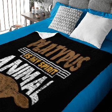 Discover Platypus Animals Baby Blankets