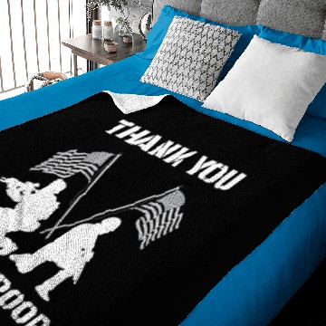 Discover Thank You To Our Troops Baby Blankets