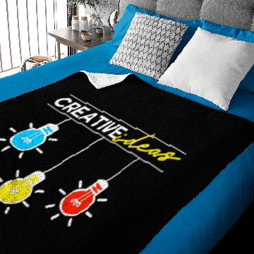 Discover Creative ideas, light bulb - great gift idea Baby Blankets