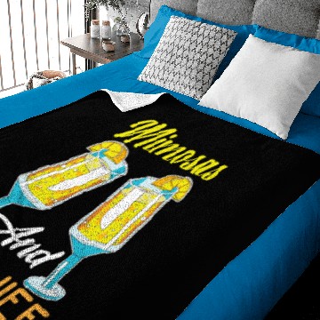 Discover Mimosas Mischief Cocktail Weekend Brunch Lover Baby Blankets