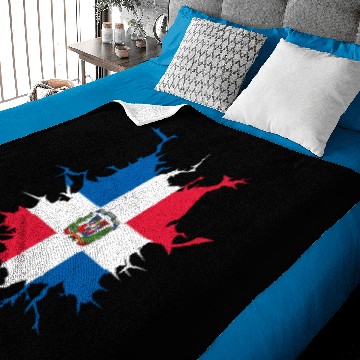 Discover Dominican Republic Inside Baby Blankets