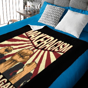 Discover Make Racism Wrong Again Anti Racism Equality Gift Baby Blankets