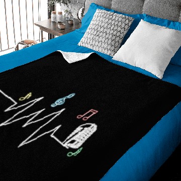 Discover Microphone Heartbeat Singing Singers Baby Blankets