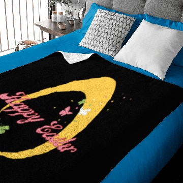 Discover Happy Easter Egg Baby Blankets