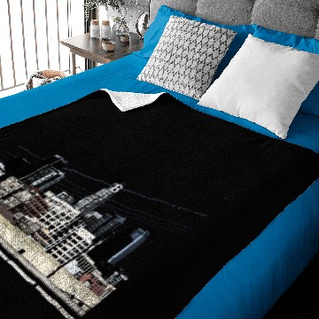 Discover Los Angeles Skyline Baby Blankets