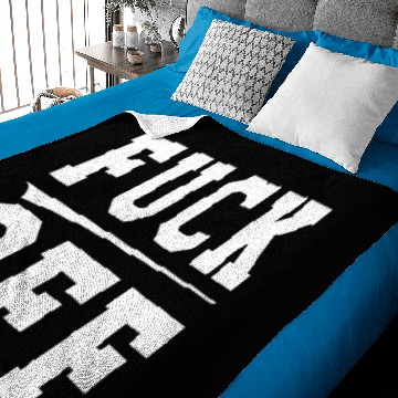 Discover Fuck off Baby Blankets