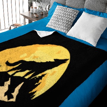 Discover Wolf Howling Baby Blankets
