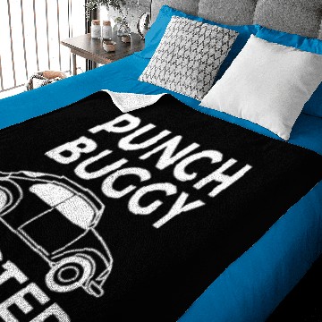 Discover Punch Buggy Funny Punching Vehicle Game Baby Blankets